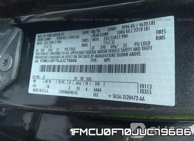 1FMCU0F70JUC79686 фото 10