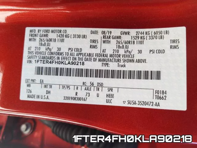 1FTER4FH0KLA90218 фото 2