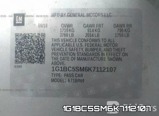 1G1BC5SM6K7112107 фото 10