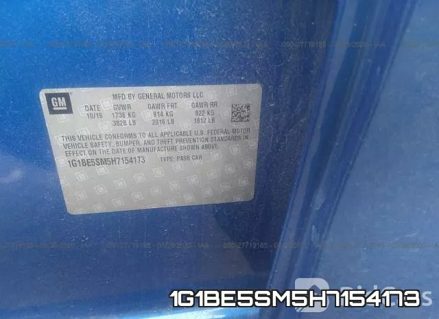 1G1BE5SM5H7154173 фото 10
