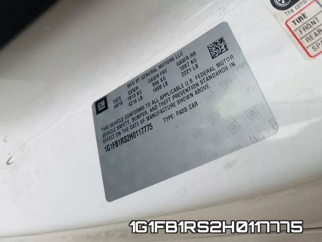 1G1FB1RS2H0117775 фото 2