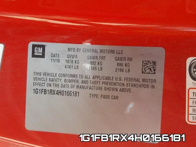 1G1FB1RX4H0166181 фото 2