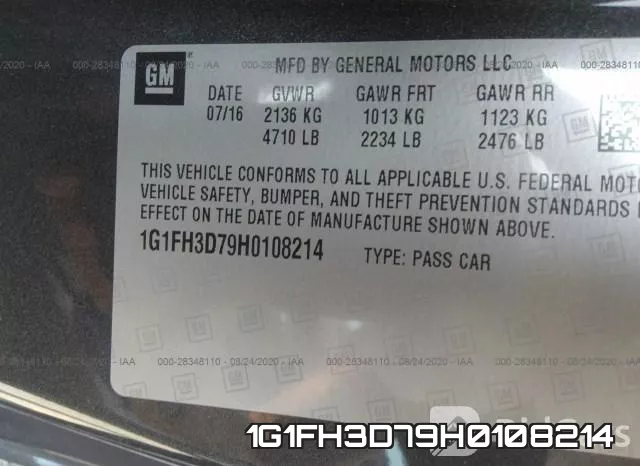 1G1FH3D79H0108214 фото 10