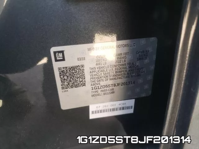 1G1ZD5ST8JF201314 фото 2