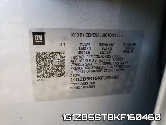 1G1ZD5ST8KF160460 фото 2