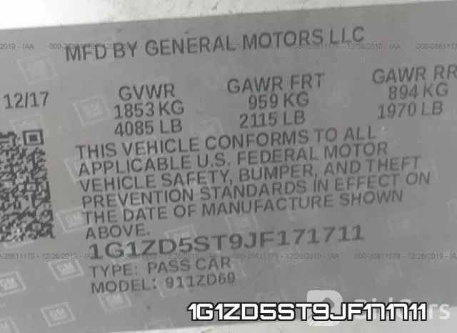 1G1ZD5ST9JF171711 фото 10