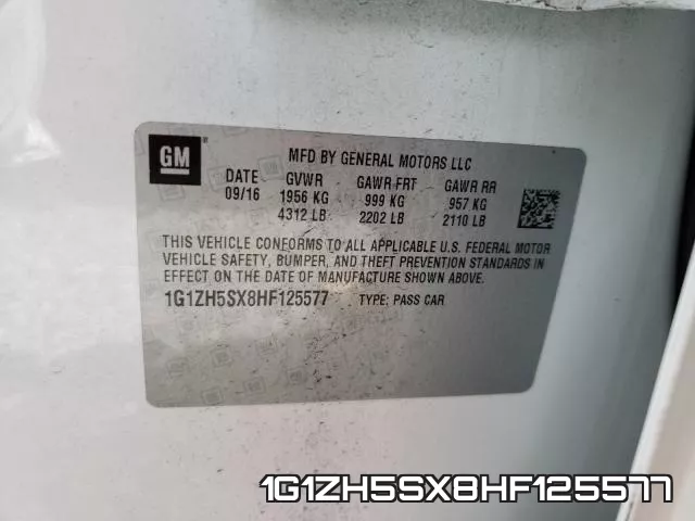 1G1ZH5SX8HF125577 фото 2