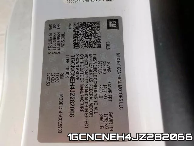 1GCNCNEH4JZ282066 фото 2