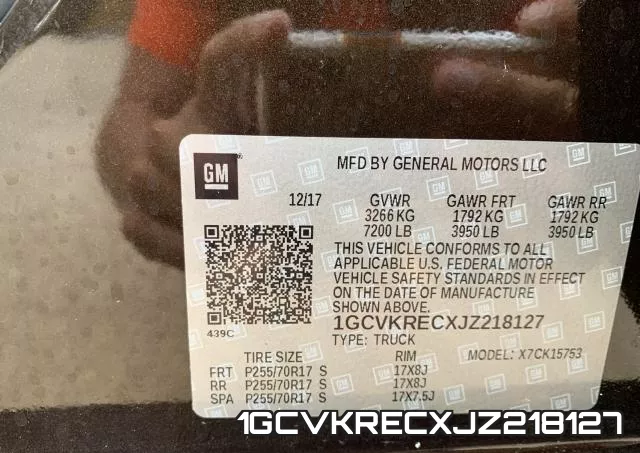 1GCVKRECXJZ218127 фото 2