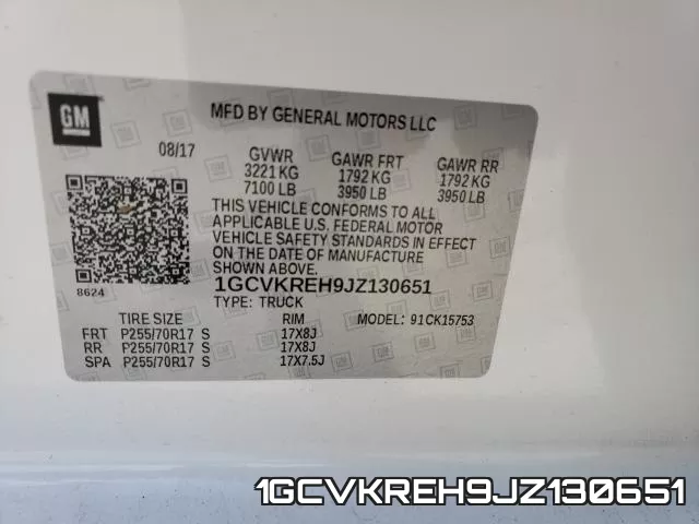 1GCVKREH9JZ130651 фото 2