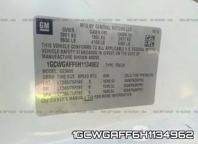 1GCWGAFF6H1134962 фото 10