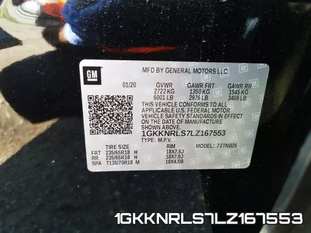 1GKKNRLS7LZ167553 фото 2