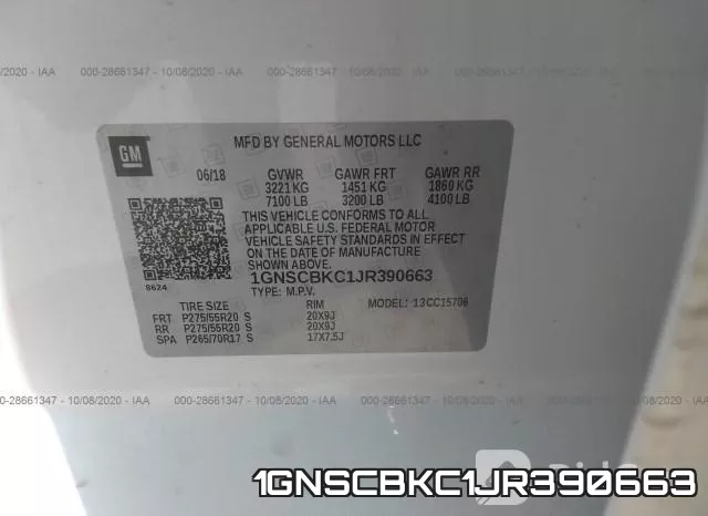 1GNSCBKC1JR390663 фото 10