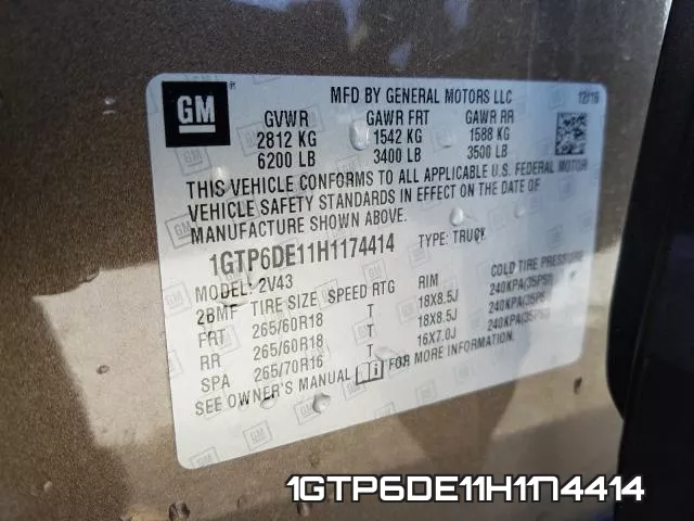 1GTP6DE11H1174414 фото 2