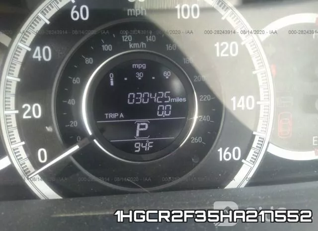 1HGCR2F35HA217552 фото 8