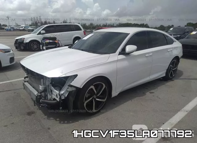 1HGCV1F35LA077792 фото 3