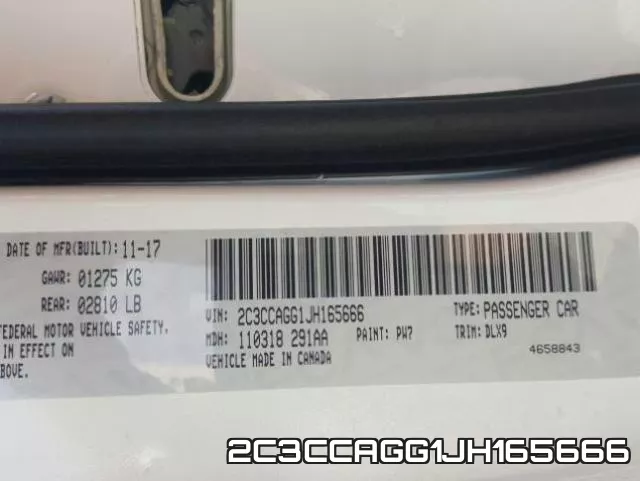 2C3CCAGG1JH165666 фото 2