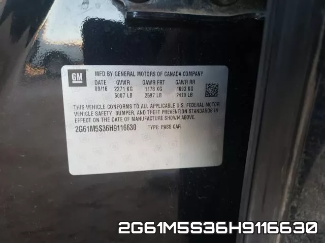 2G61M5S36H9116630 фото 2