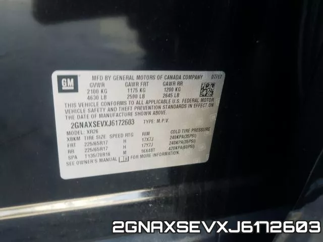 2GNAXSEVXJ6172603 фото 2
