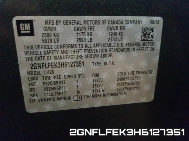 2GNFLFEK3H6127351 фото 2