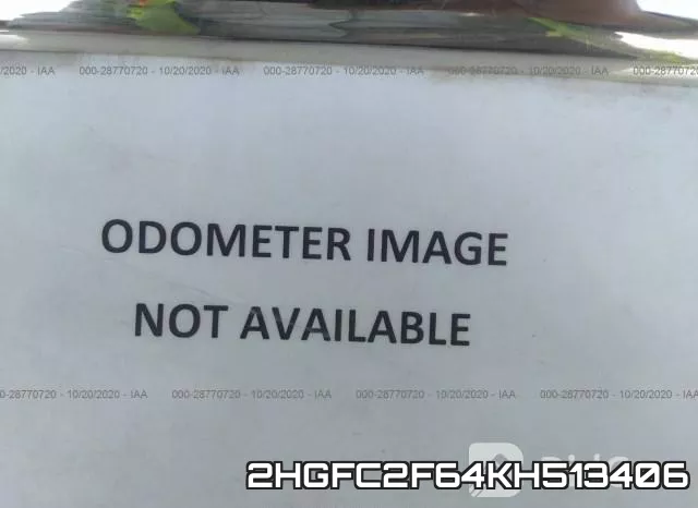 2HGFC2F64KH513406 фото 8