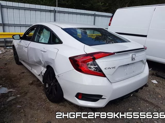 2HGFC2F89KH555636 фото 4