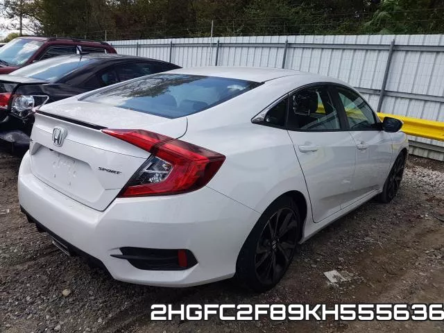 2HGFC2F89KH555636 фото 5