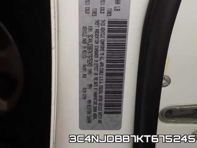 3C4NJDBB7KT675245 фото 2