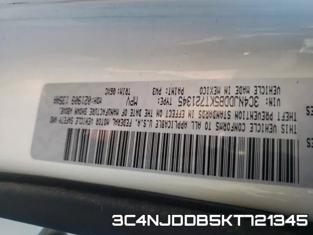 3C4NJDDB5KT721345 фото 2