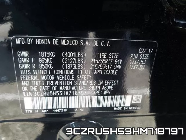 3CZRU5H53HM718797 фото 2