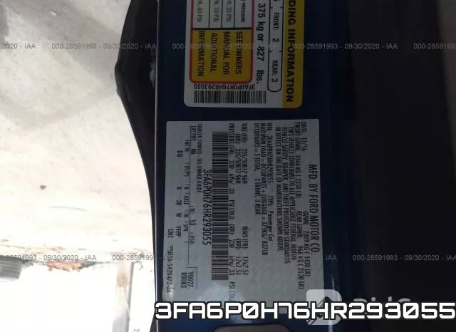 3FA6P0H76HR293055 фото 10