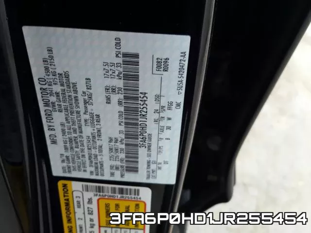 3FA6P0HD1JR255454 фото 2
