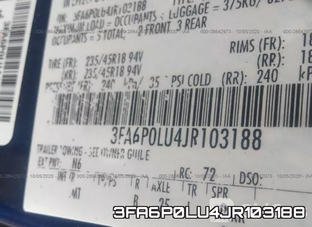 3FA6P0LU4JR103188 фото 10