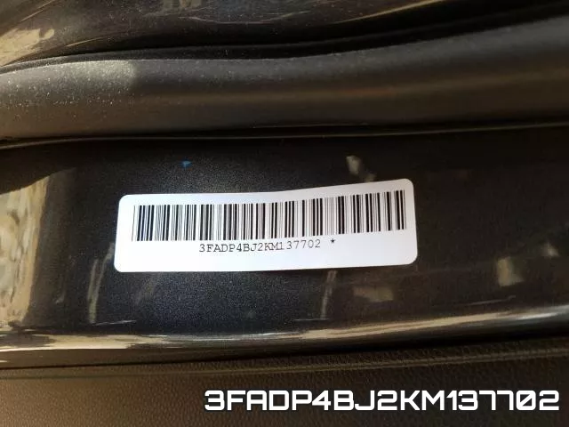 3FADP4BJ2KM137702 фото 2