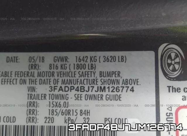 3FADP4BJ7JM126774 фото 10