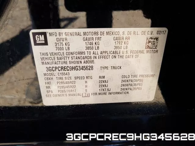3GCPCREC9HG345628 фото 2