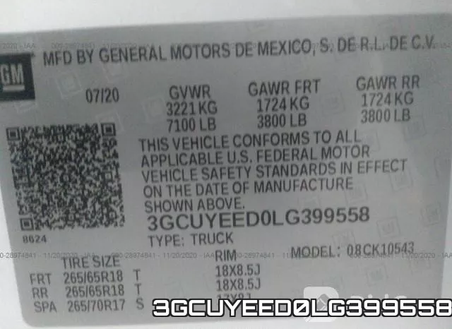 3GCUYEED0LG399558 фото 10