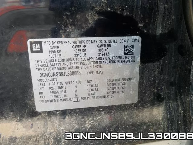 3GNCJNSB9JL330088 фото 2