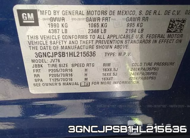 3GNCJPSB1HL215636 фото 10