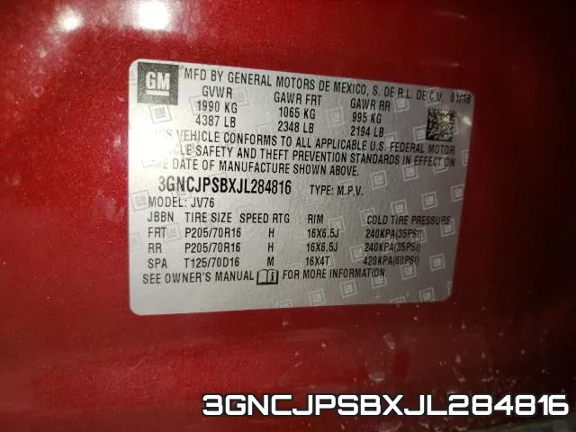 3GNCJPSBXJL284816 фото 2