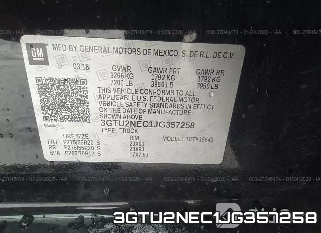 3GTU2NEC1JG357258 фото 10