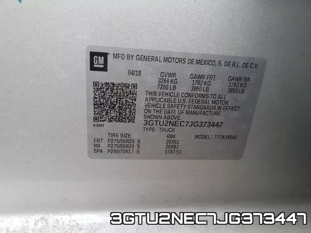 3GTU2NEC7JG373447 фото 2