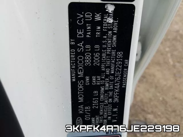 3KPFK4A76JE229198 фото 2