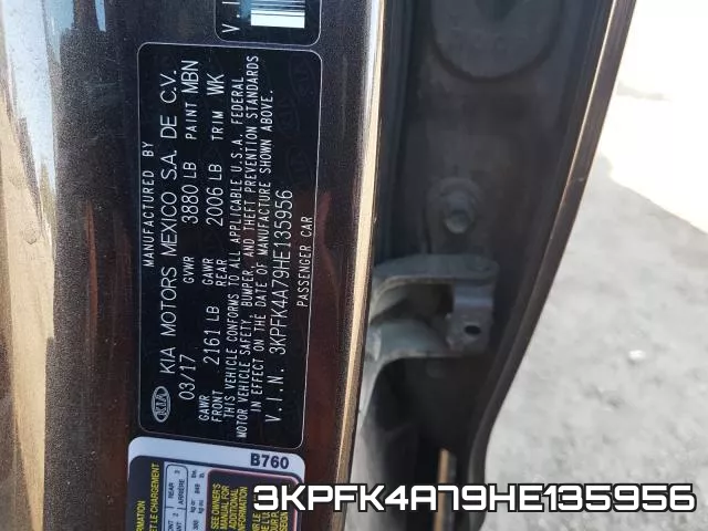 3KPFK4A79HE135956 фото 2