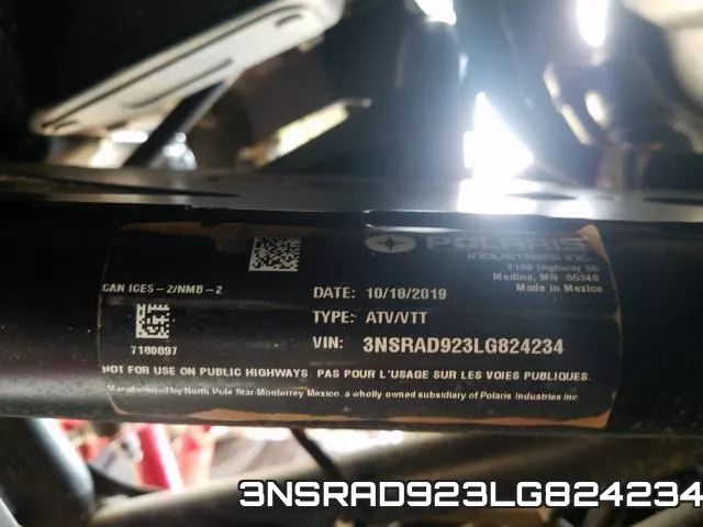 3NSRAD923LG824234 фото 2