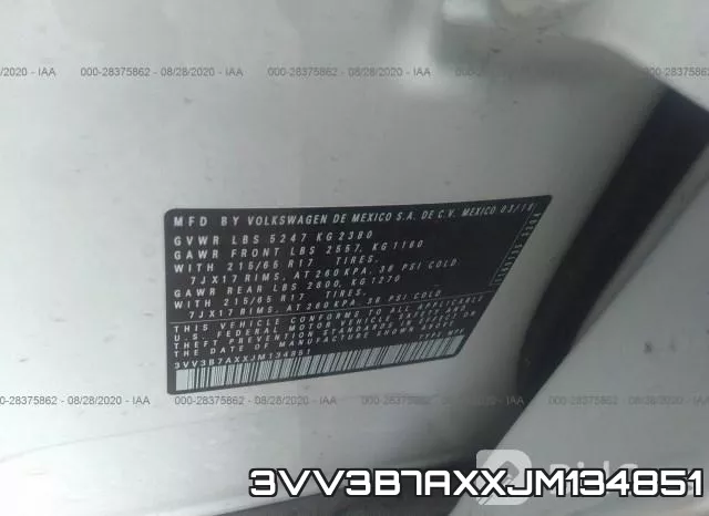 3VV3B7AXXJM134851 фото 10