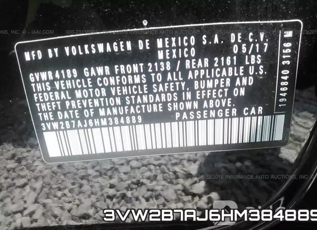 3VW2B7AJ6HM384889 фото 10