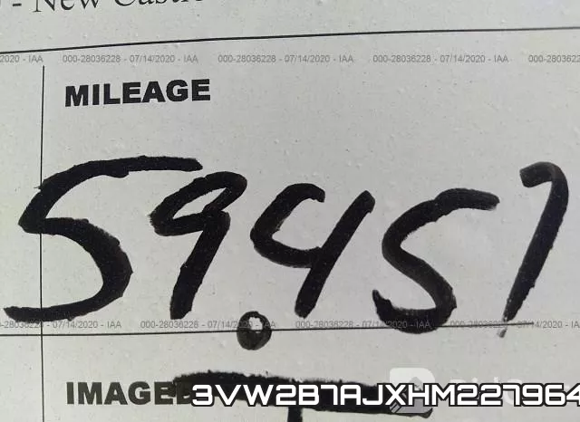 3VW2B7AJXHM227964 фото 8