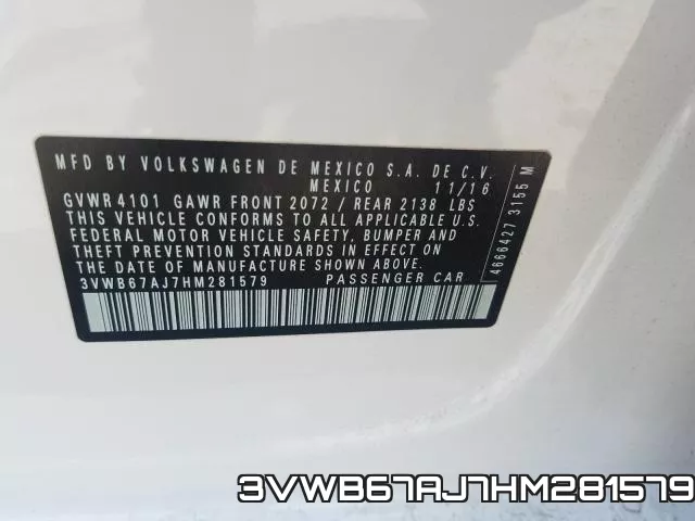 3VWB67AJ7HM281579 фото 2