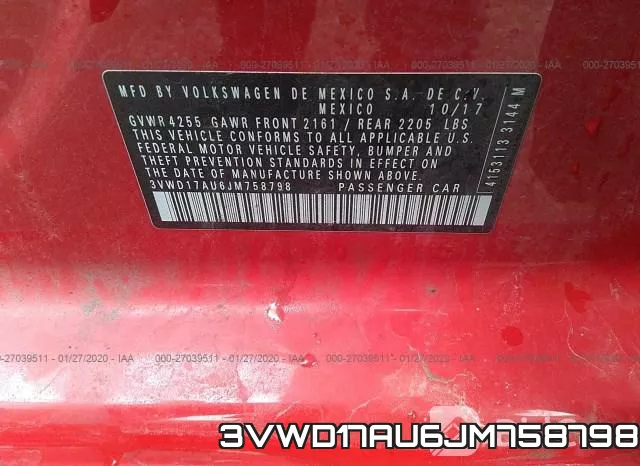 3VWD17AU6JM758798 фото 10